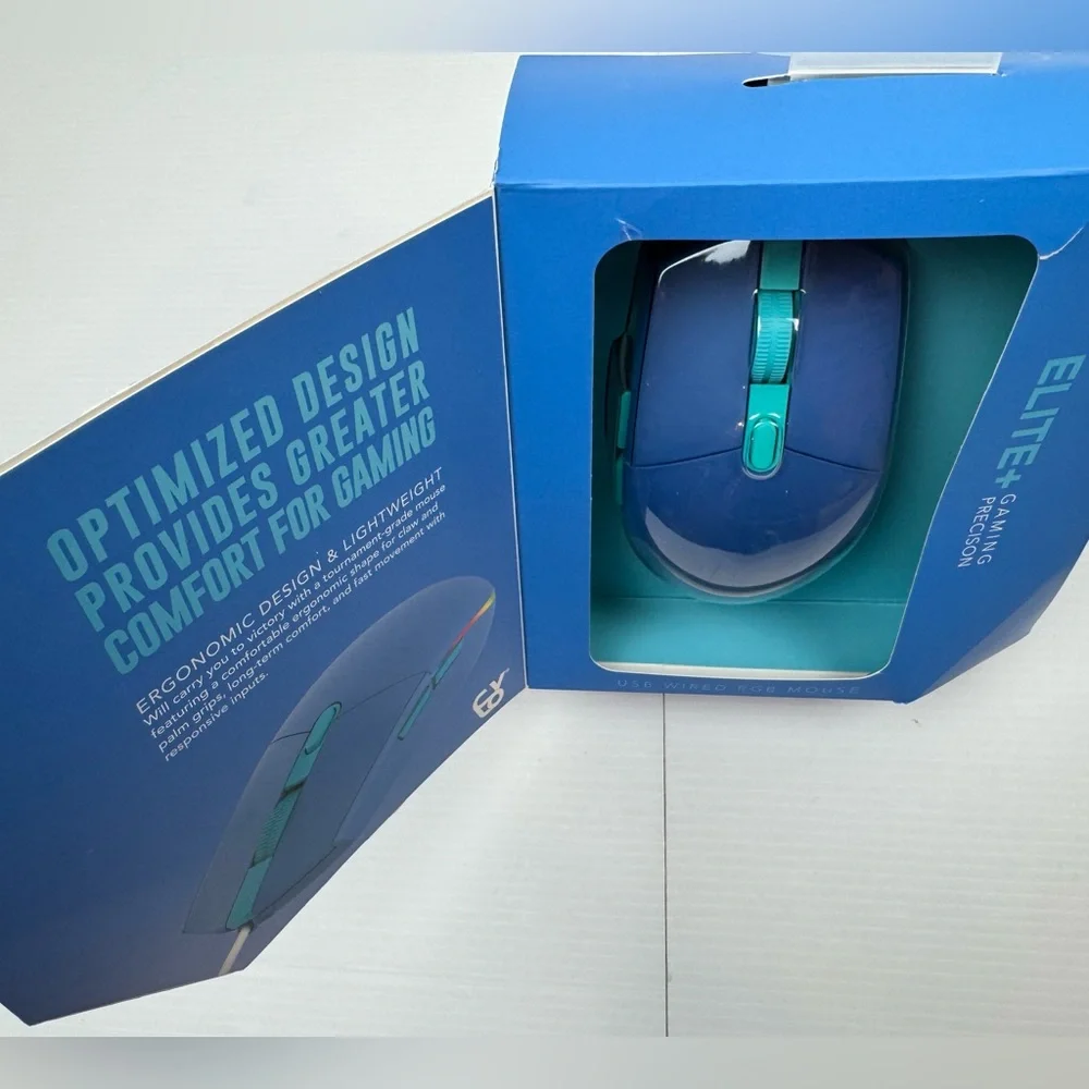 NEW Gaming Mouse | CYLO M900 Elite+ Pro Performance 6D Button Led Lit Wired